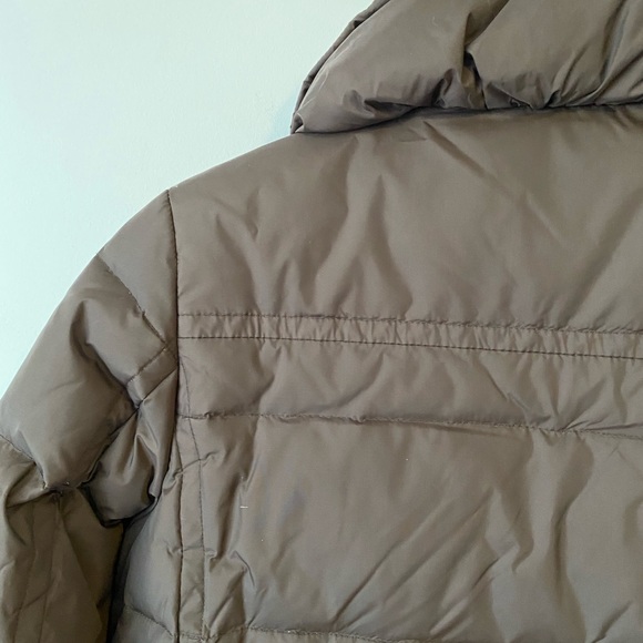 Jacob women’s brown down filled puffer coat parka size Medium - Picture 3 of 12